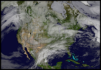 USA Current Cloud Cover Loop