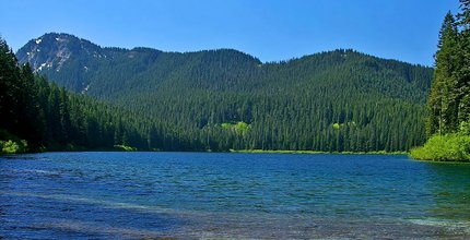 Blue Lake in the Gifford Pinchot National Forest