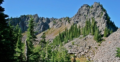 Lemei Rock in the Indian Heaven Wilderness