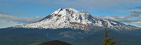 Mt Adams as seen from Sleeping Beauty in the Gifford Pinchot National Forest
