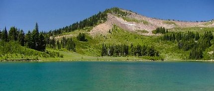 Shoe Lake in the Goat Rocks Wilderness