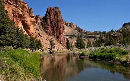 Crooked River from the Smith Rocks trail 