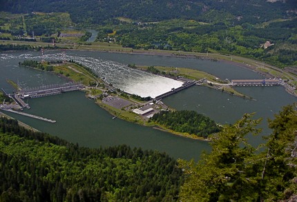 Bonneville Dam from Wauna Point